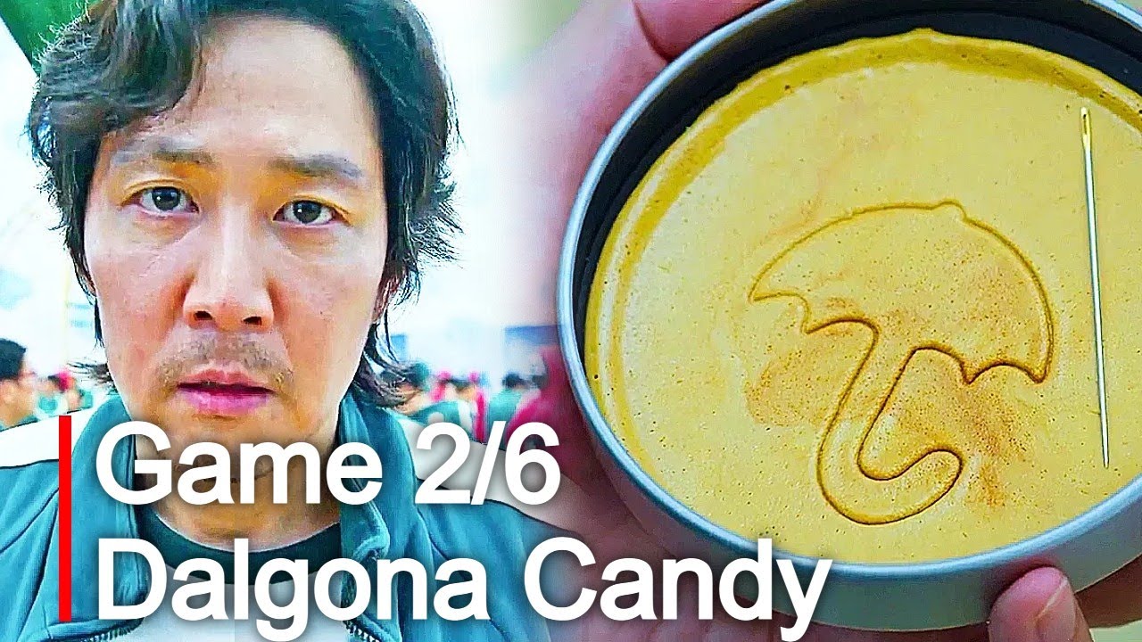 Dalgona Candy - Squid Game (No Blood) 76M Views!