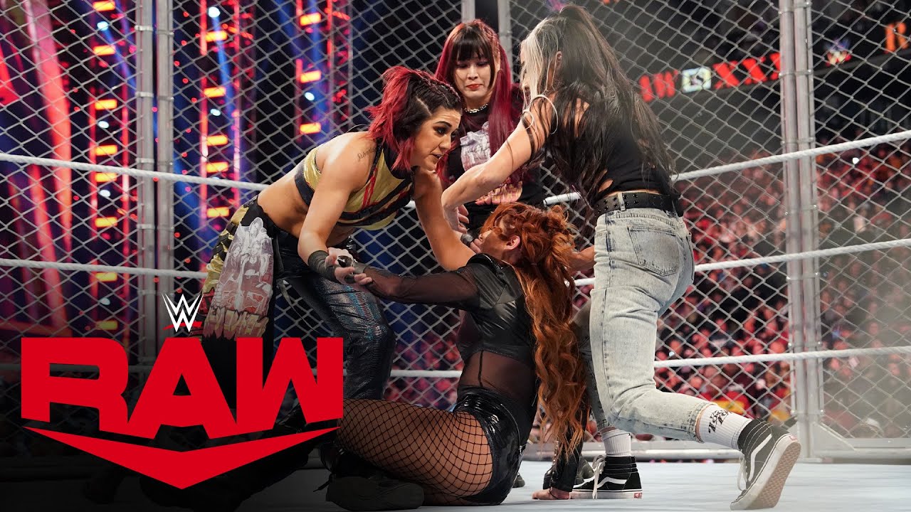 Damage CTRL obliterate Becky Lynch inside Steel Cage: Raw, Jan. 23, 2023