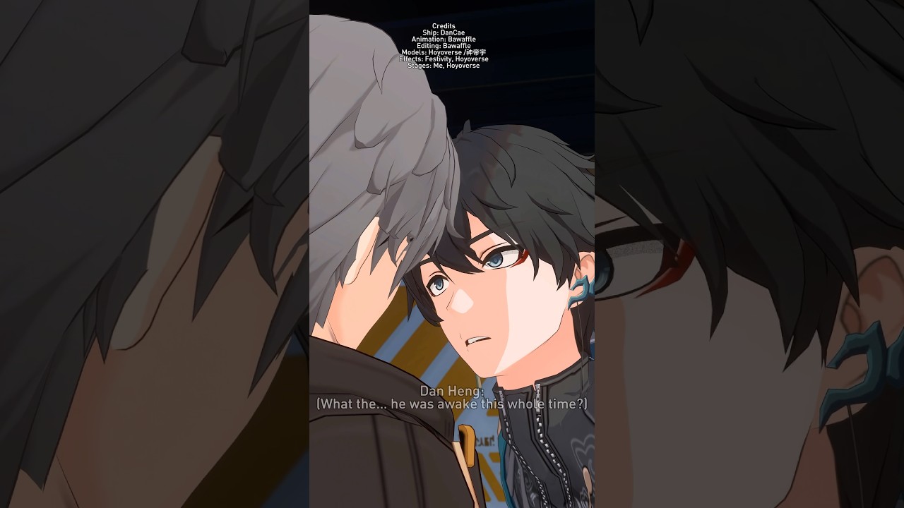 Dan Heng x Caelus CPR scene reanimated?? #honkaistarrail #dancae