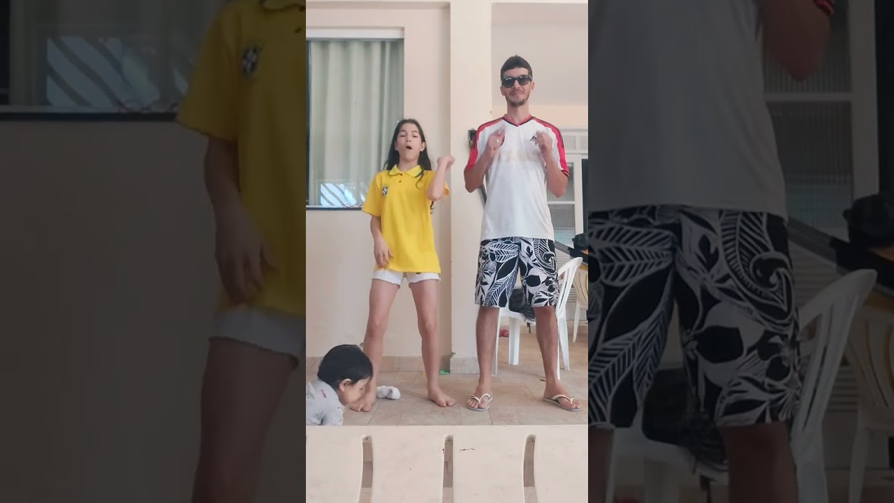 Dança com sobrinha e Tio❤🥰