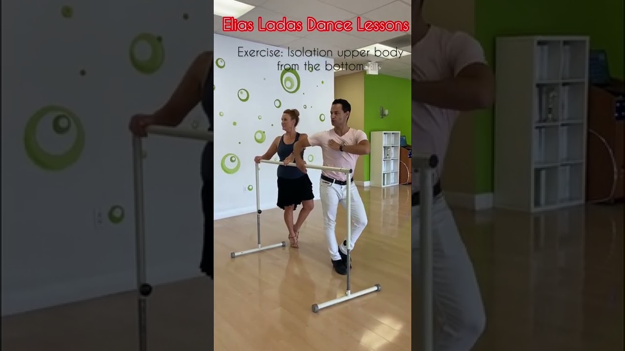 Dance exercises: isolate the upper body from the bottom, with hip rotation. Dance lessons in LA & OC