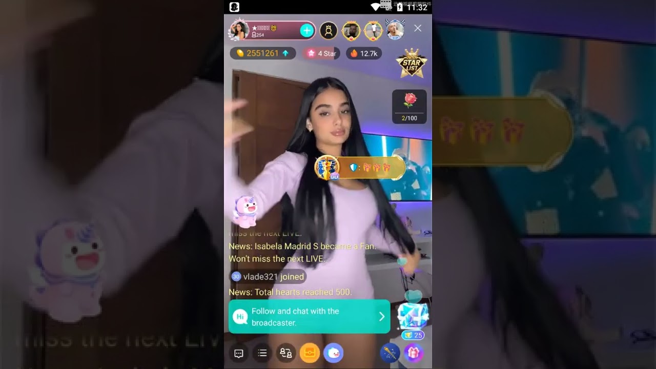 dance with bigo live colombian girl
