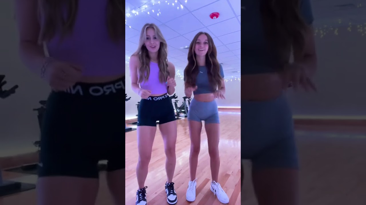 dancing in the gym #dancing #nikepro #nike #gym #gymshorts #teen #teens #girl #girls #shorts #viral