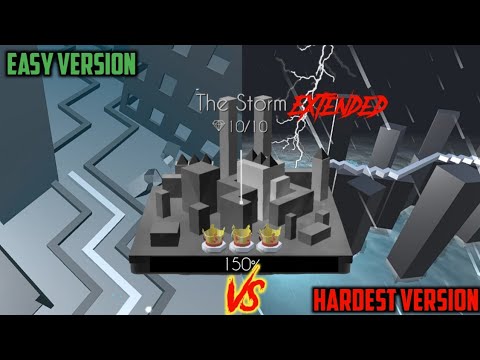 Dancing Line [Fanmade] - The Storm Extended Easy vs Hard Version