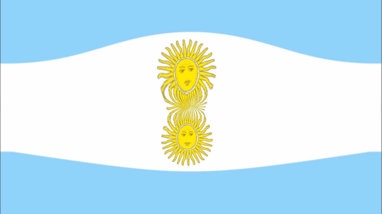 Dancing National Flags of the World