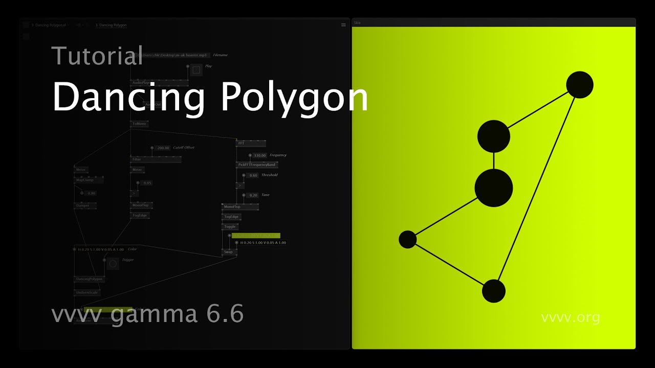 Dancing Polygon - vvvv Tutorial