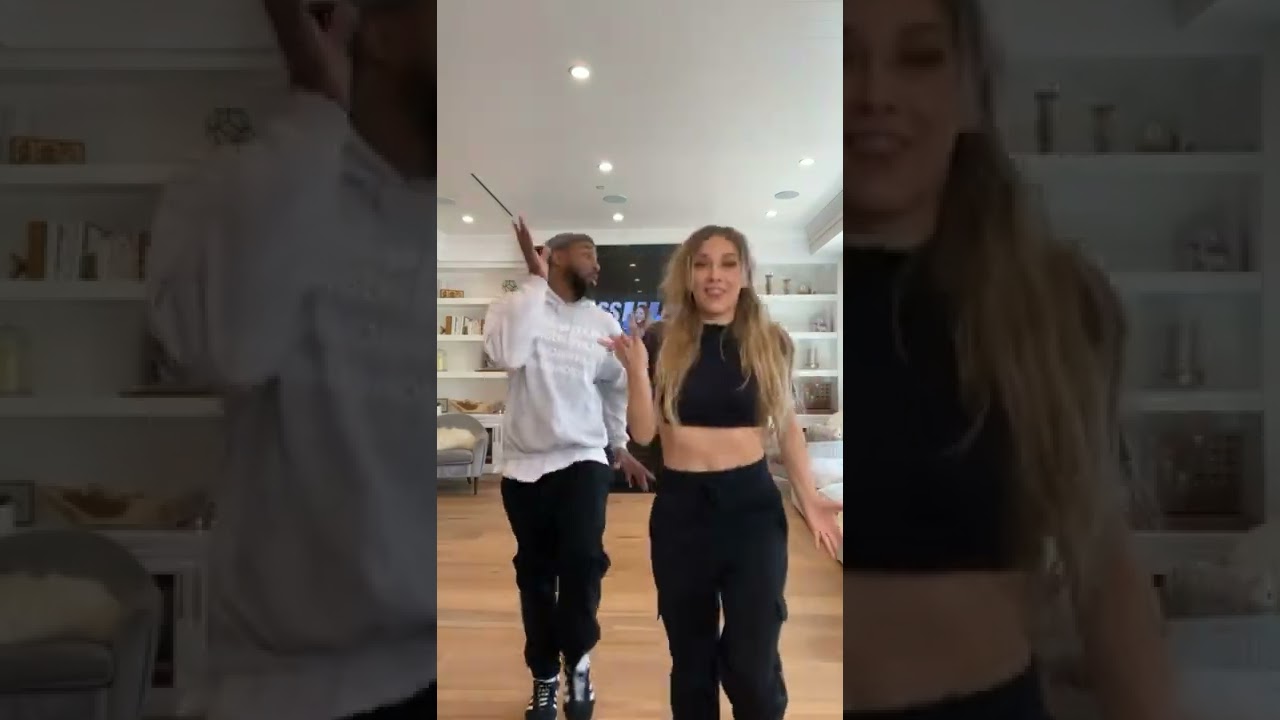 Dancing to Coming in Hot by Andy Mineo, Lecrae with tWitch and Allison #shorts #dance #workout