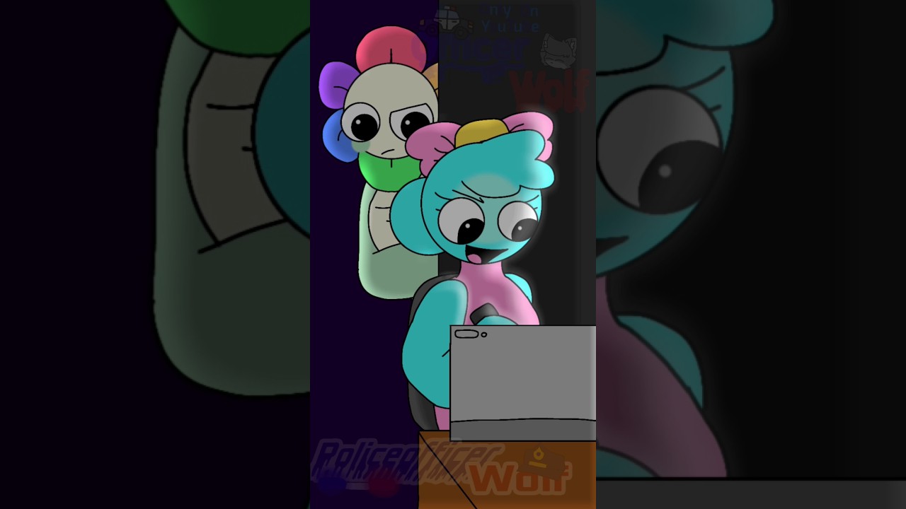 Dandy catches Poppy drawing something sus🗿😏🤨//Dandy's World/#shorts #fyp #trending