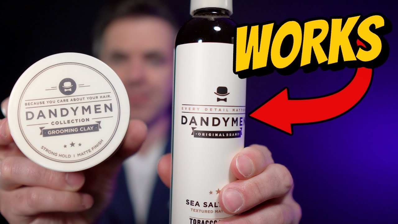 Dandymen Sea Salt Spray and Grooming Clay