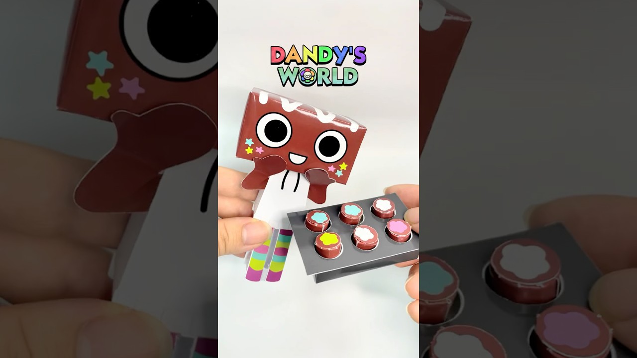 Dandy’s World Cosmo DIY 🤎 Born cute, Gone delicious #dandysworld #diy #papercraft