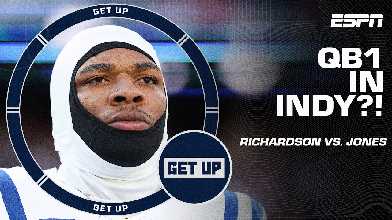 Daniel Jones OVER Anthony Richardson in Indy 🤔 ‘Jones should start DAY 1’ 👀 - Foxworth | Get Up