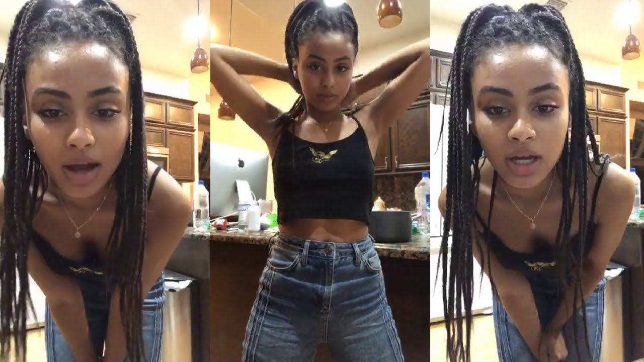 Daniella Perkins Looking Hot in Instagram Live(HD)