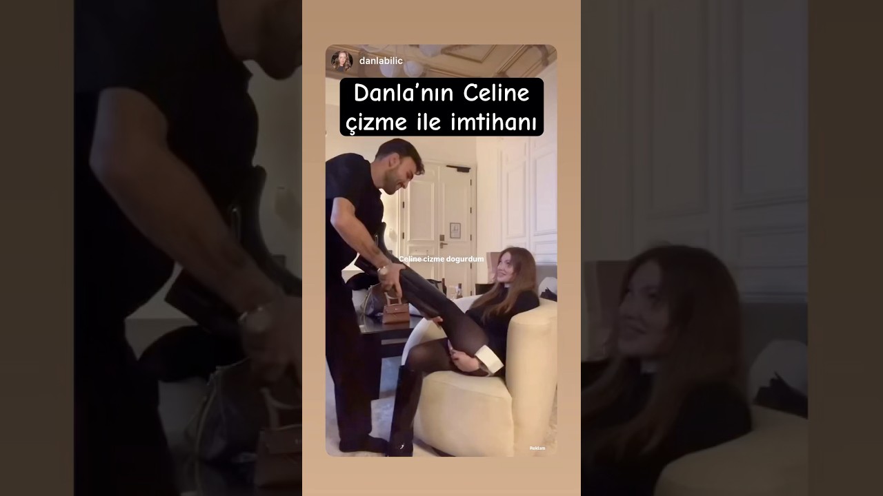 Danla’nın Celine çizme ile imtihanı #danlabilic #danlabiliç #danla #celine
