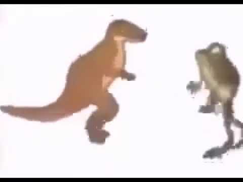 dans eden dinozor ve kurbağa 10 saat