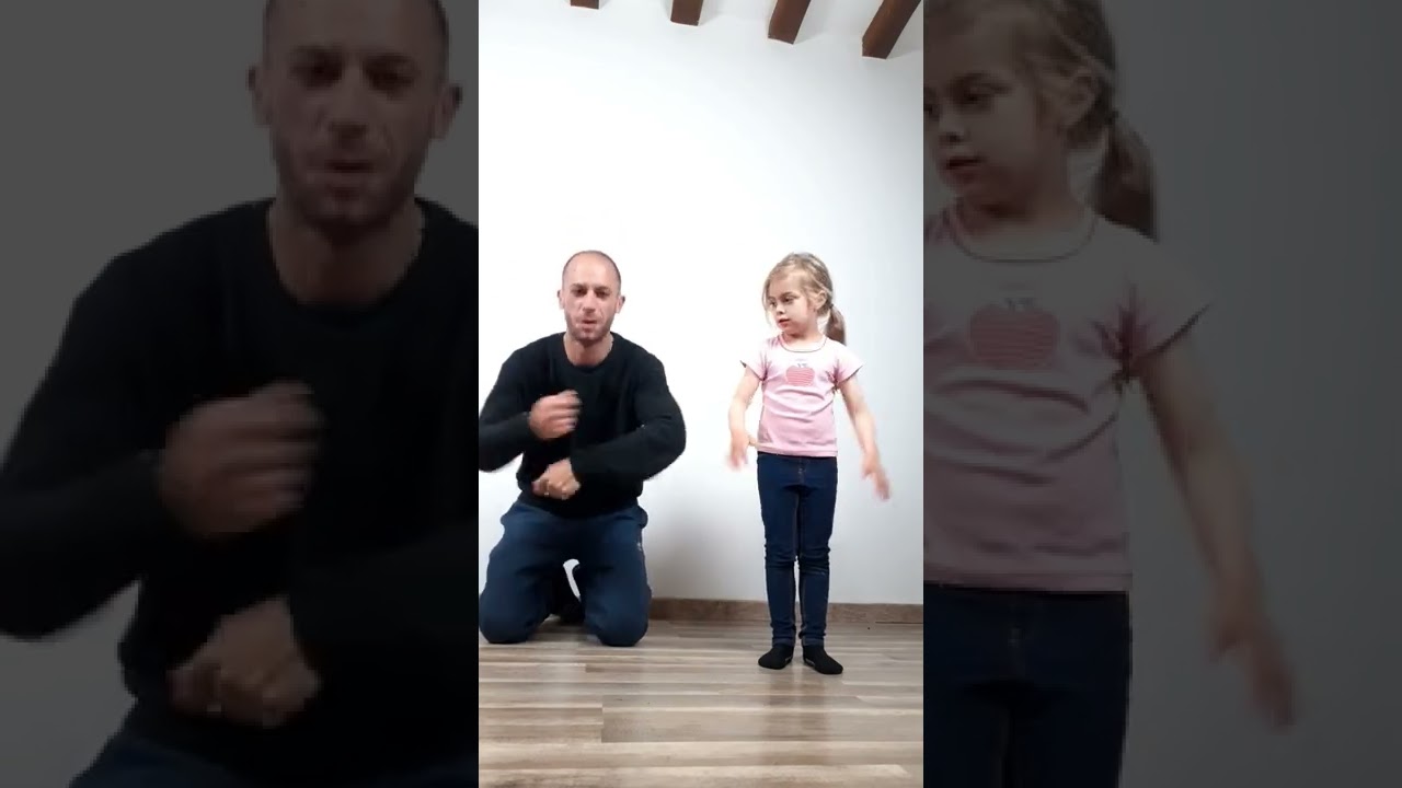 DANSE CHOREGRAPHIE PERE - FILLE #papa #pey #py #danse #choreography #musique #jerusalema  #enfants