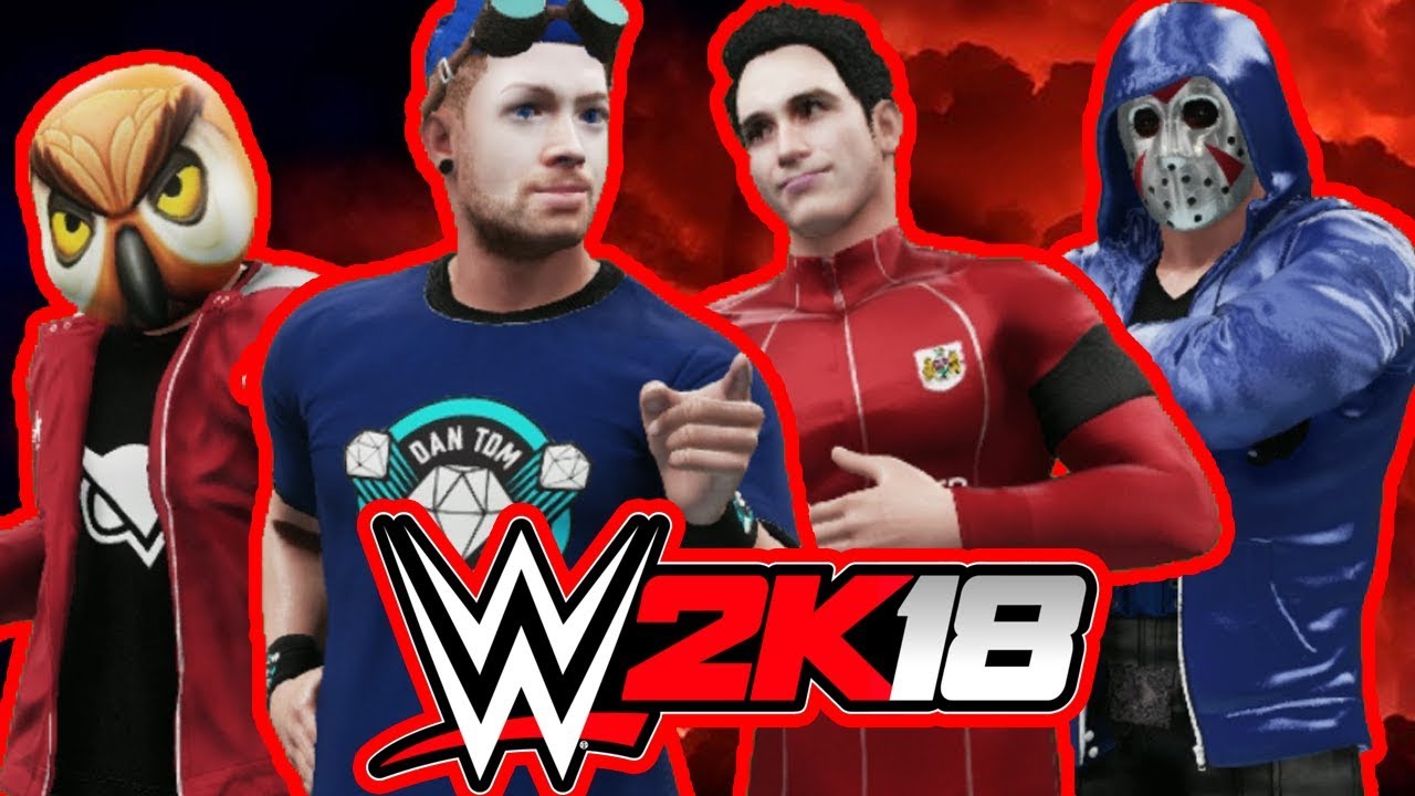 DanTDM, H2O Delirious, Vanoss & N60Sean feat Five Nights at Freddy's WWE 2K18 S9E1: The Trap