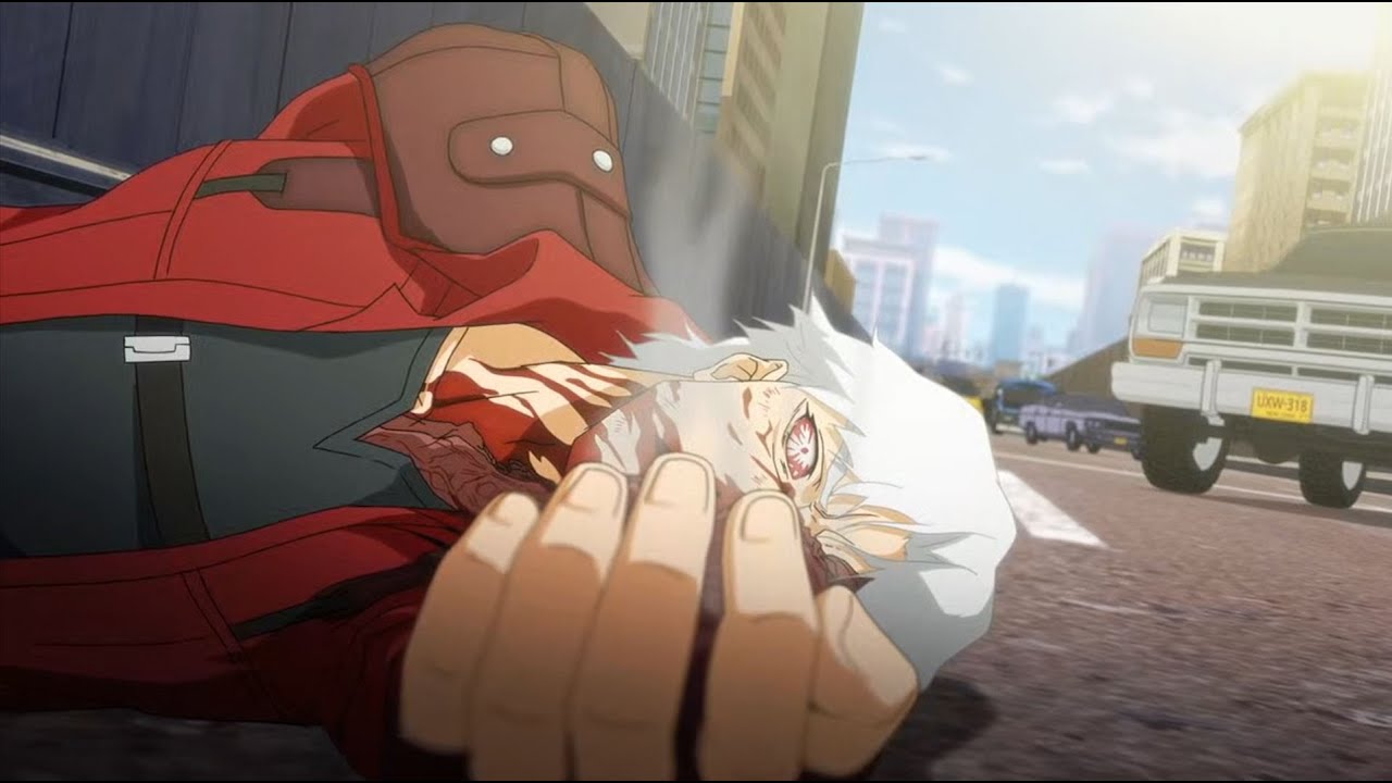 Dante Bike Fight Scene - Devil May Cry Anime