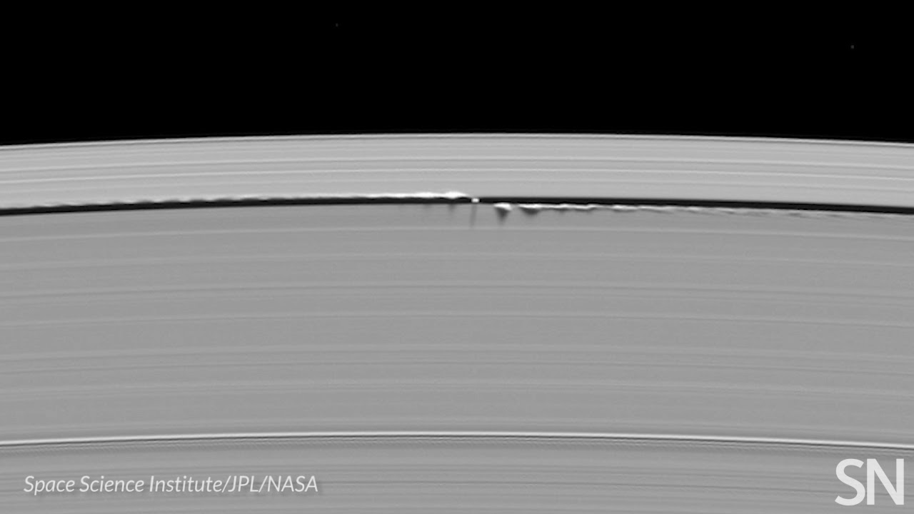 Daphnis makes ripples in Saturn's B-ring | Science News