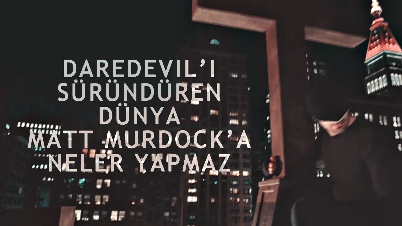 Daredevil'ı Süründüren Dünya Matt Murdock'a Neler Yapmaz - 1x01 ''Elektra'sız Olmuyo''
