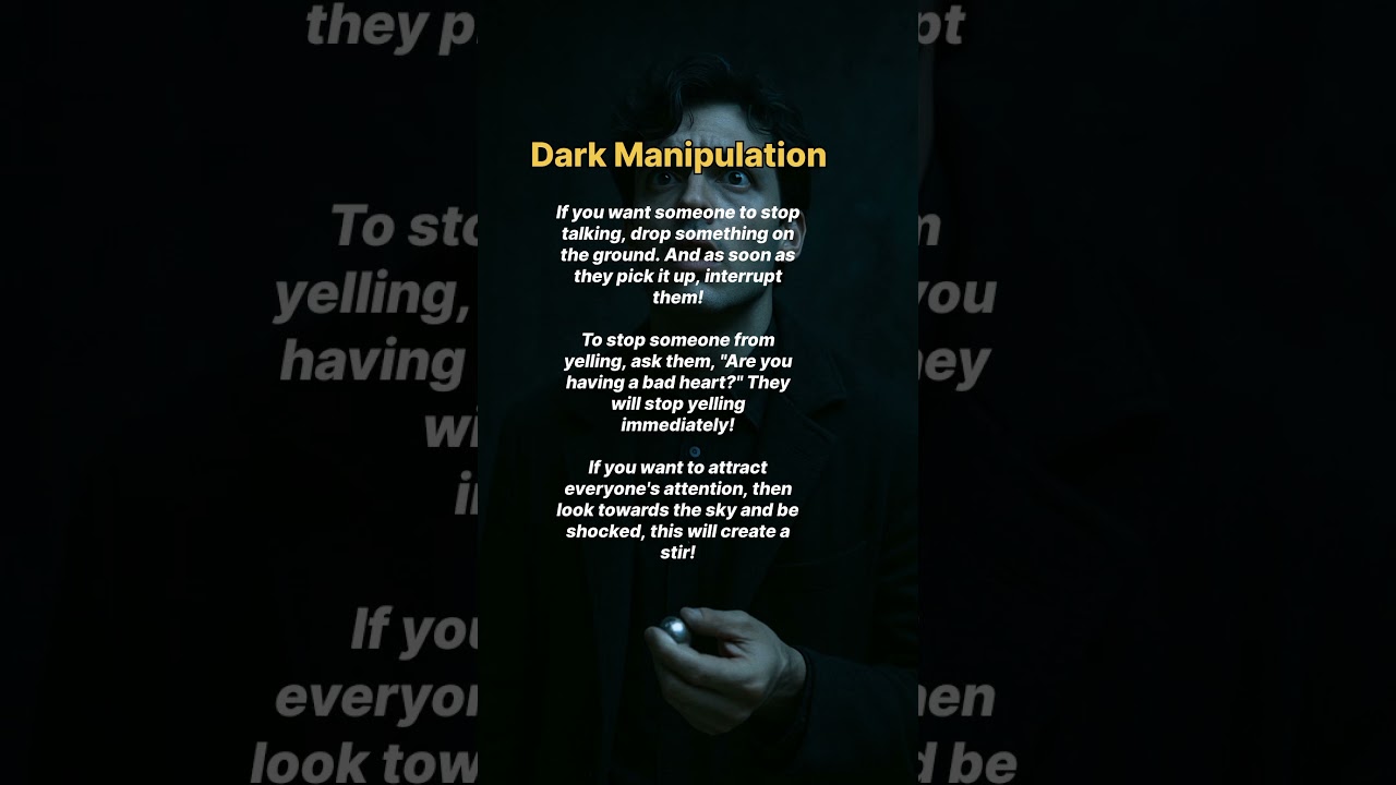 Dark Psychology Tricks to Control Any Situation | Secret Manipulation Tactics Revealed