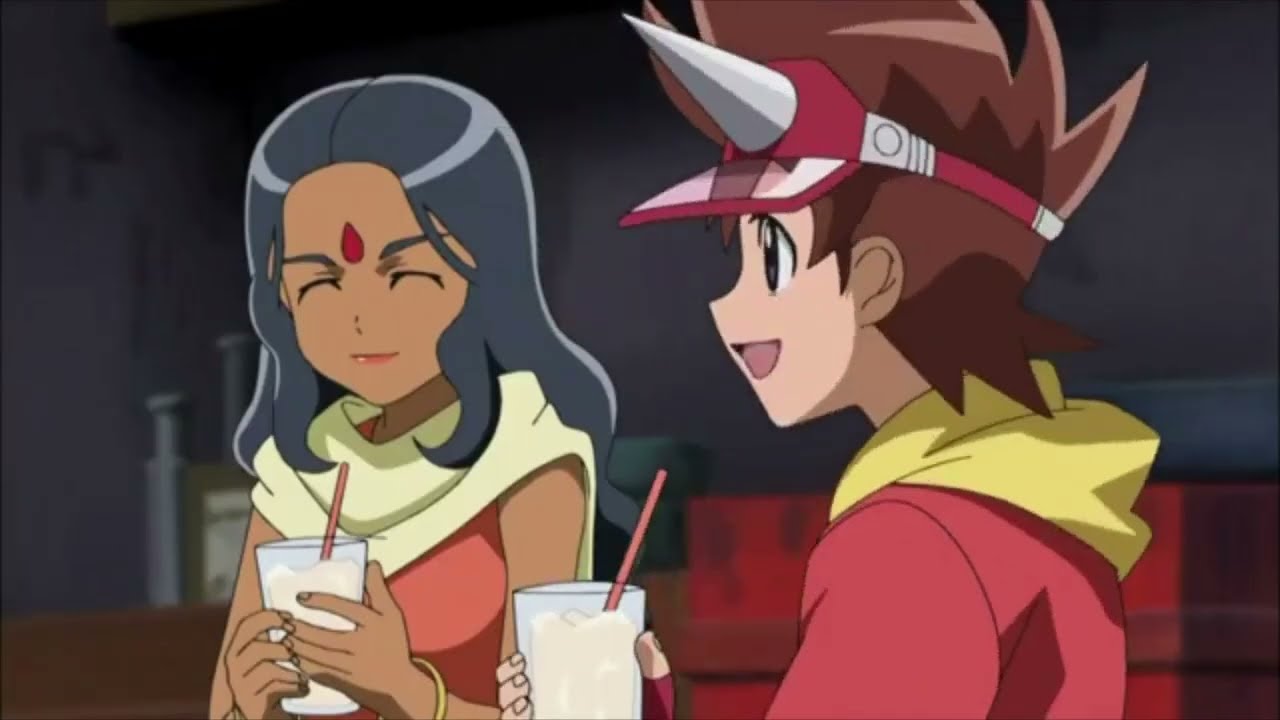 Dark Skin Anime Girl Princess Meena - Dinosaur King