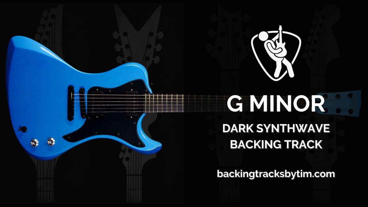 Dark Synthwave Backing Track in G Minor | 100 BPM