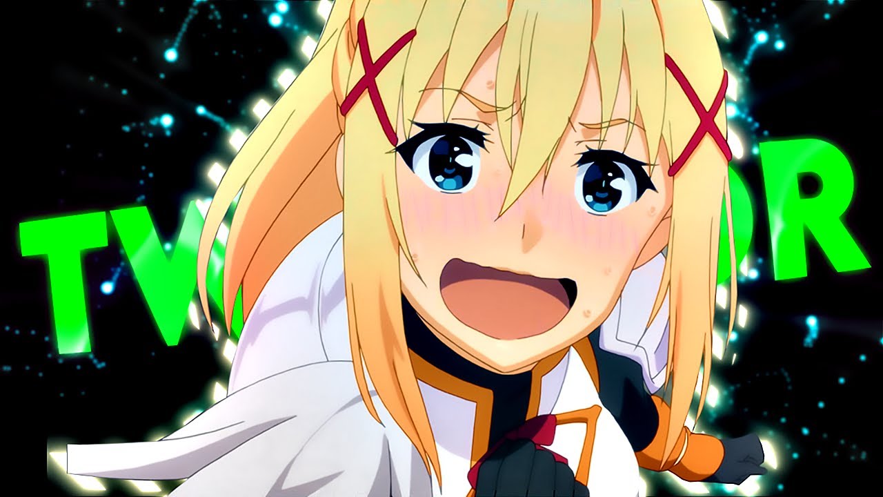 Darkness (Konosuba) Twixtor clips for edit [4K ] | WITH CC