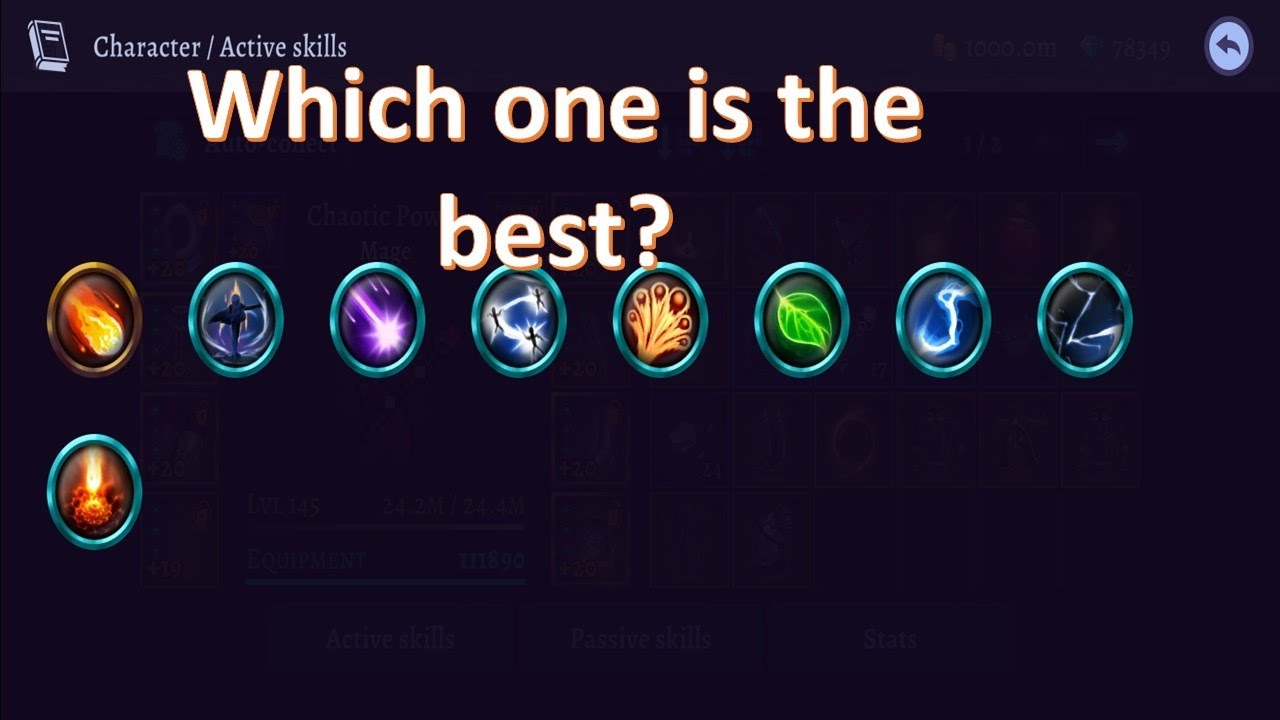 Darkrise: Which skill is the best? (Mage edition)