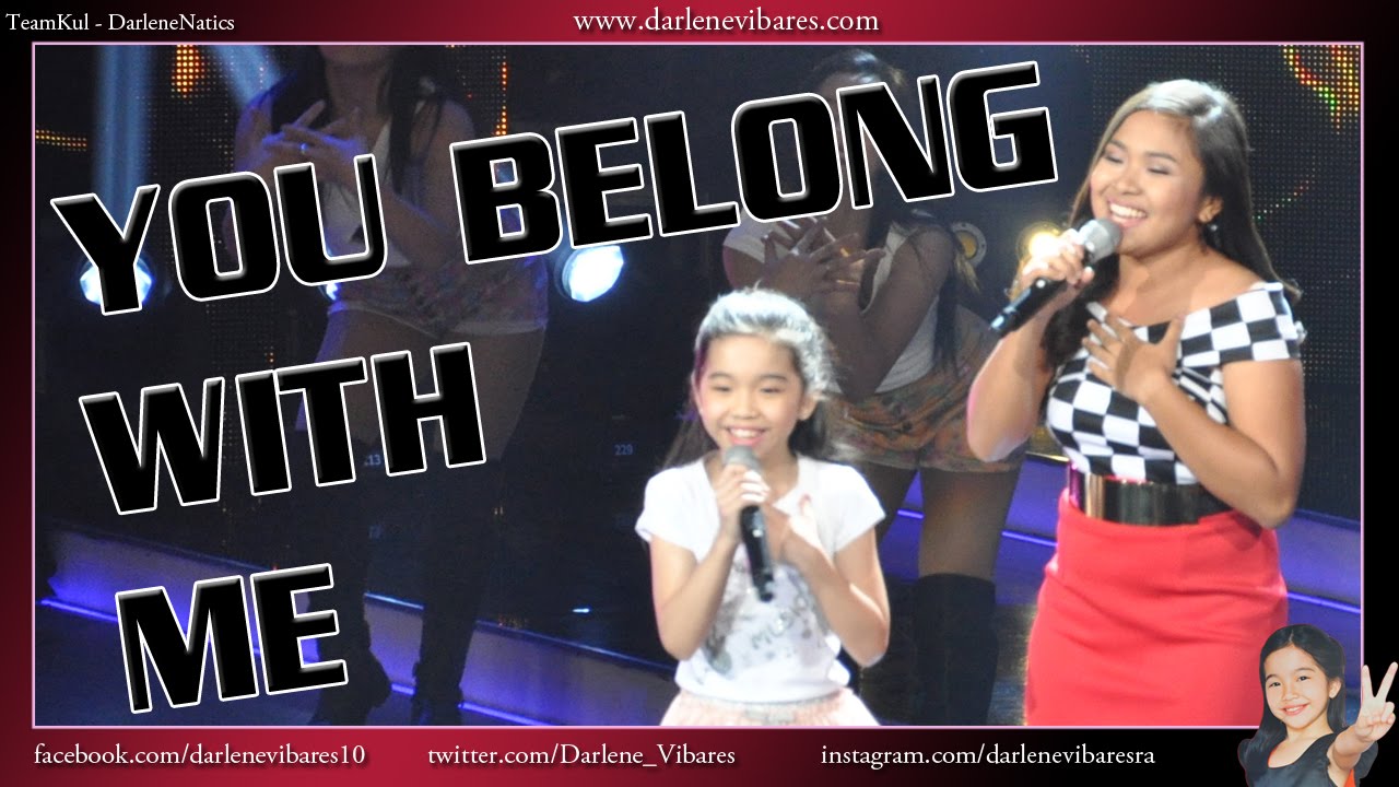 Darlene Vibares sings You Belong With Me by Taylor Swift
