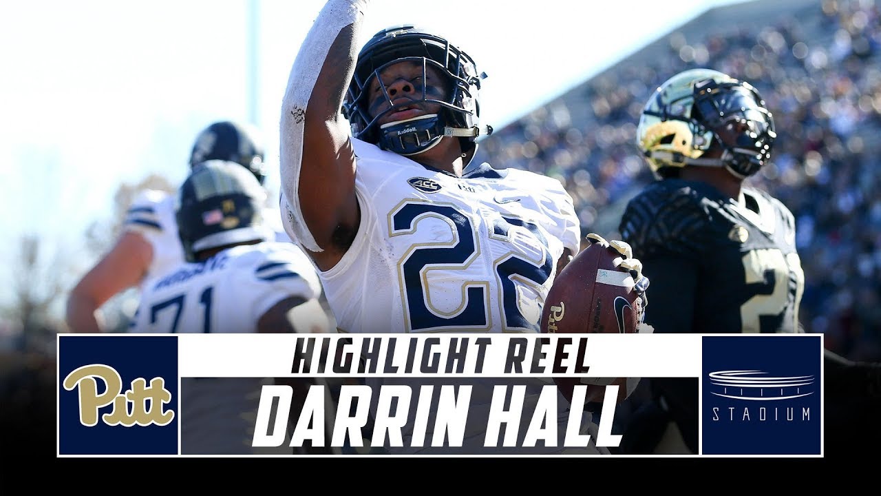 Darrin Hall Pittsburgh Football Highlights - 2018 Season | Stadium