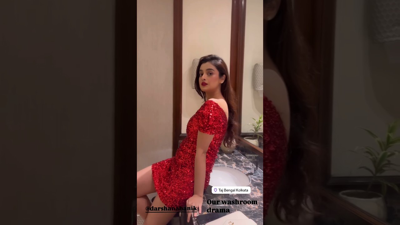 Darshana in Red♥️🍒😍🥵#shorts #darshanabanik #darshana #tollywoodactress #red #hot #reels #sizzling