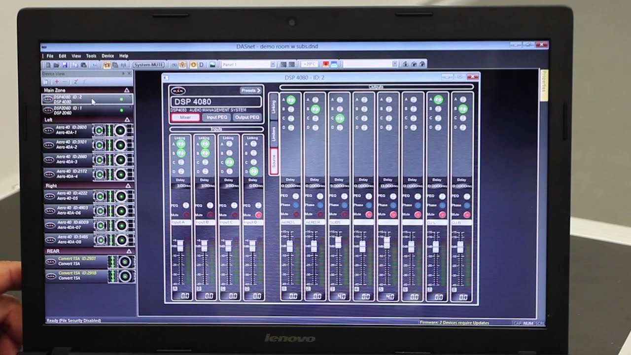 DASNet COntrol Software