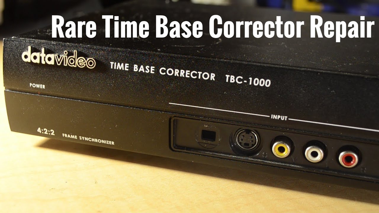 DataVideo TBC-1000 | Commercial Time Base Corrector Repair | Retro Tech