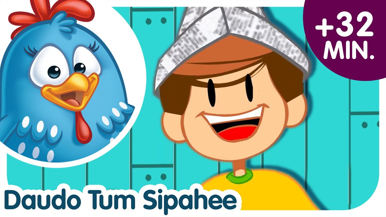 Daudo Tum Sipahee | March Little Soldiers | Lottie Dottie Murgi | Hindi Nursery Rhymes