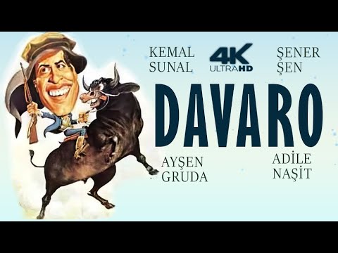 Davaro Türk Filmi | 4K Restorasyonlu | KEMAL SUNAL | ŞENER ŞEN