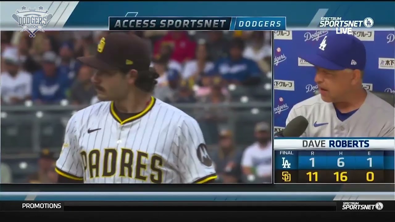 Dave Roberts on 11-1 Loss, Sticking With Matt Sauer & Turning the Page