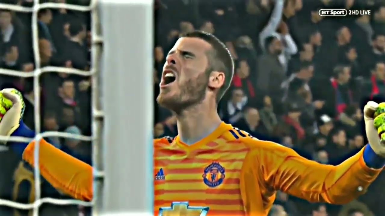 David de Gea Scenes Manchester United | Slow Motion | 4K UHD Free de Gea Clip for Edit