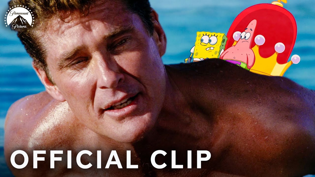 David Hasselhoff Saves SpongeBob & Patrick! | The SpongeBob SquarePants Movie | Paramount Movies