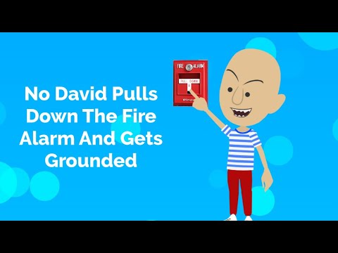 David Pulls Down The Fire  Alarm And Gets Grounded