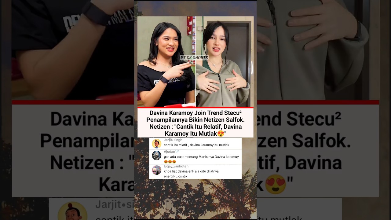 Davina Karamoy Join Trend Stecu, Netizen Dibikin Salfok Maksimal!