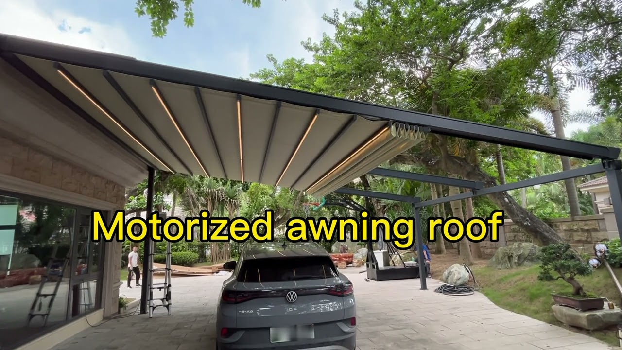 DAVIS Motorized  Retractable Awning Roof