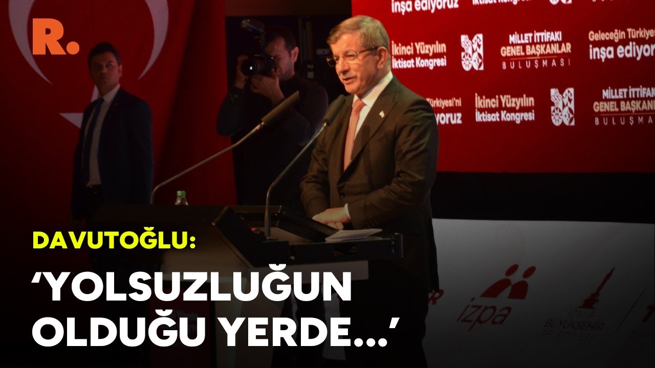 Davutoğlu: Çöl ikliminde gül ağacı yetişmez