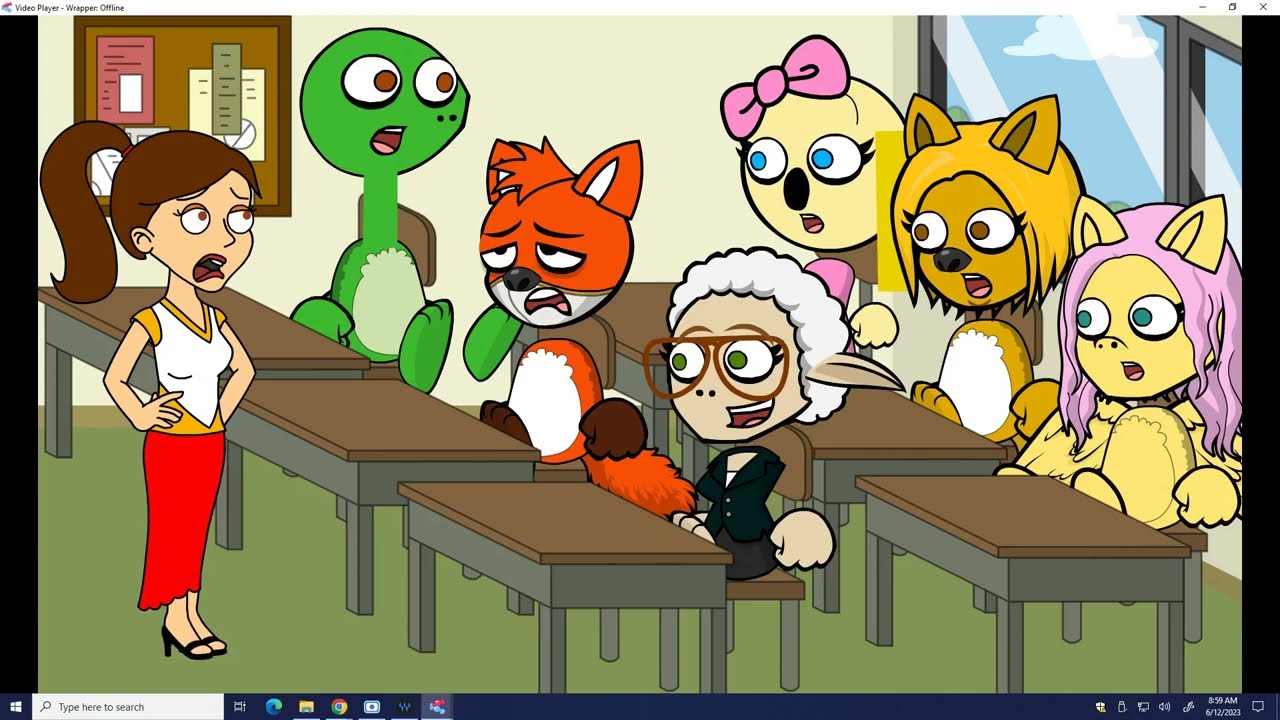 Dawn Bellwether makes Todd fart in class/Grounded
