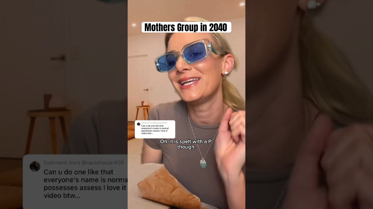 DAY 3 OF 7 DAYS OF MOTHERS GROUP… #2040 #mothersgroup #comedyshorts #weird #babynames #funny #skits