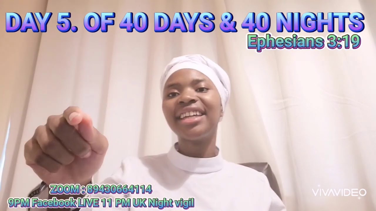 Day 5. OF 40 DAYS & 40 NIGHTS FASTING PRAYER