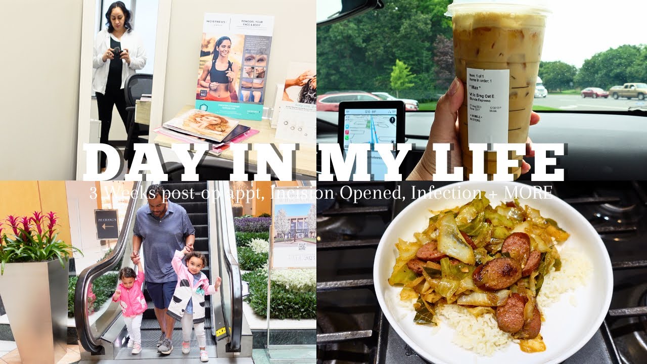 Day In My Life | 3 Weeks Post-Op Breast Reduction, Incision Opened, Infection, + MORE