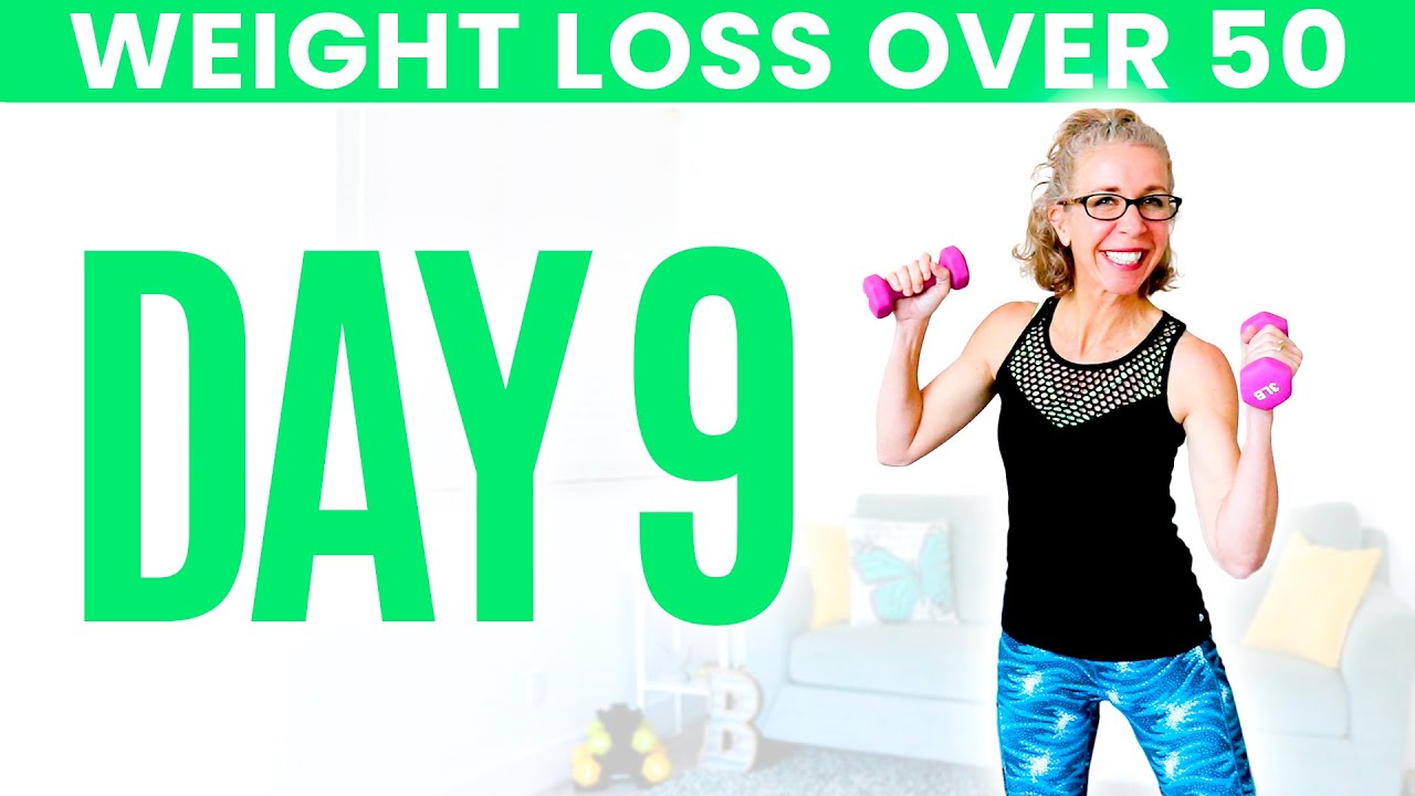 Day NINE - Weight Loss for Women over 50 😅 31 Day Workout Challenge