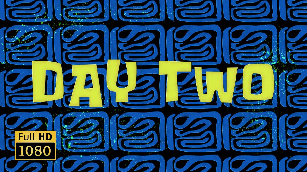 Day Two | SpongeBob Animated Time Cards #16