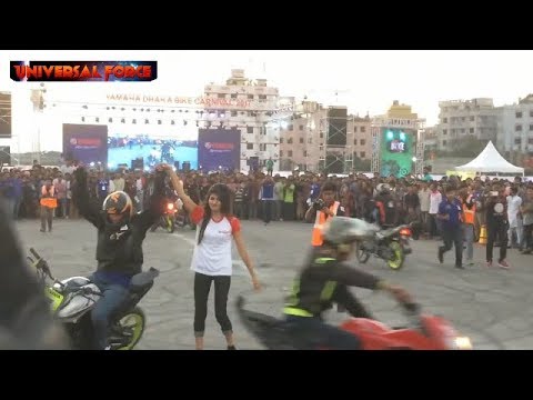 DAY-2{ PART-2 }Jannatul Nayeem Avril Bike Stunts। DHAKA BIKE CORNIVAL 2017। Biggest Bike Show in bd.