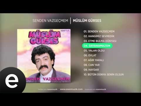 Dayanamazsın (Müslüm Gürses) Official Audio #dayanamazsın #müslümgürses - Esen Müzik